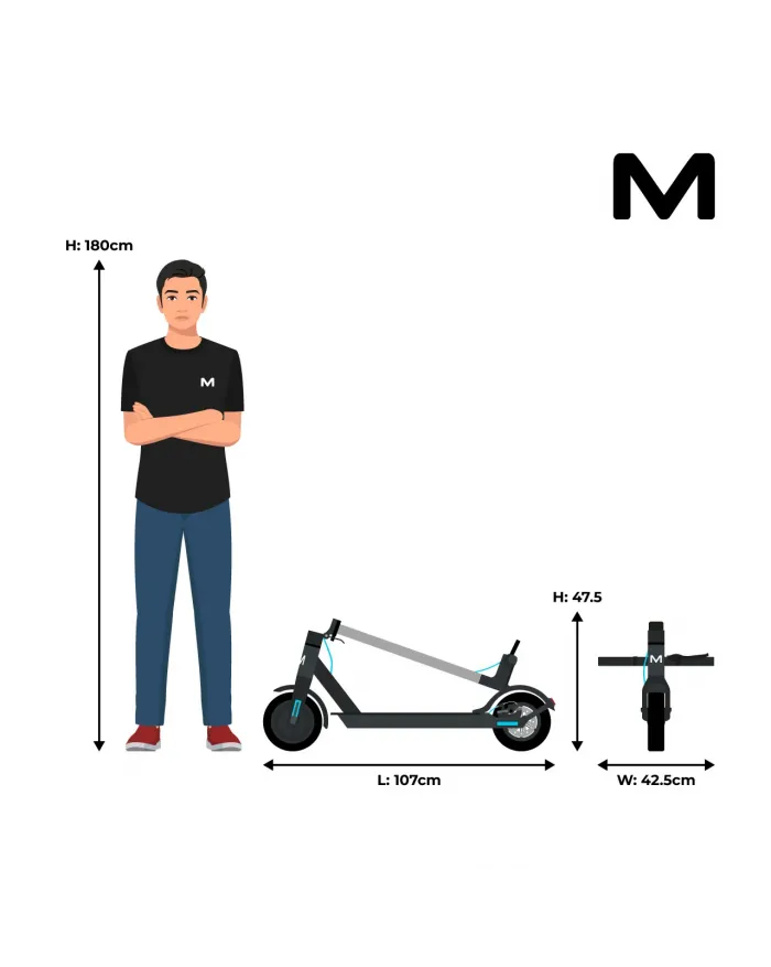 Motus Scooty 8.5 Electric Scooter | Power 350W | Battery 7.8Ah