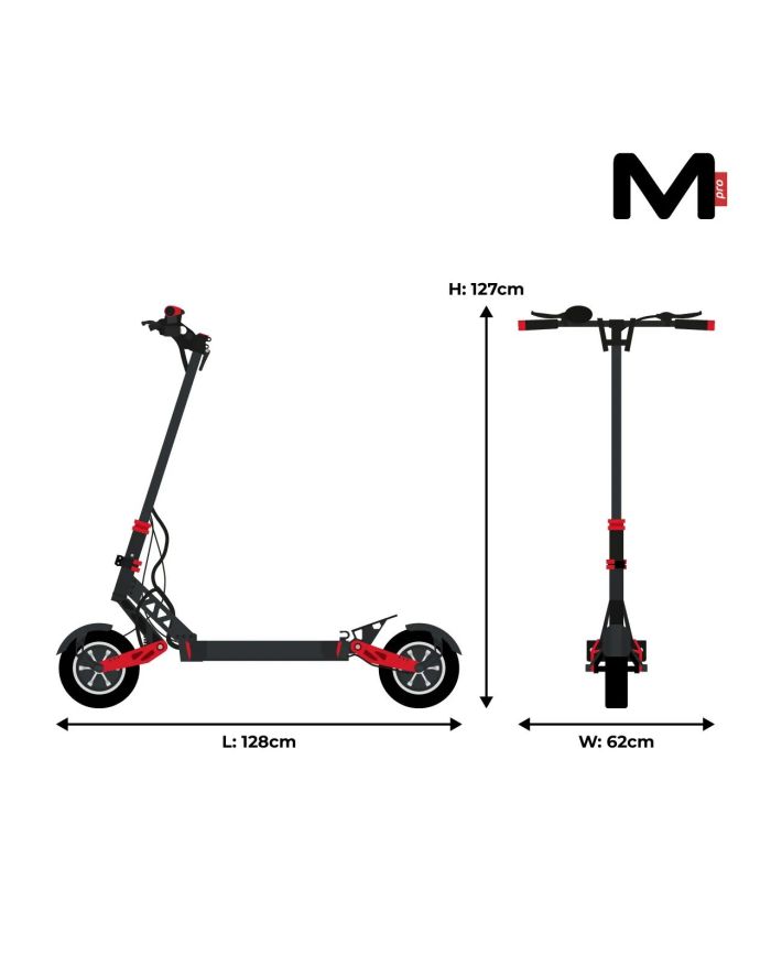 Electric scooter Motus PRO 10 sport 2021 2x1000W 66km/h