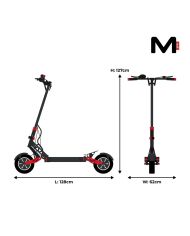 Trotineta Electrică Motus PRO 10 sport 2021 2x1000W 66km/h