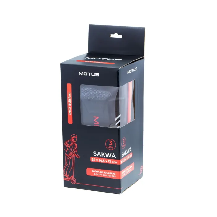 Motus 3L RED EDITION Bag for Electric Scooter