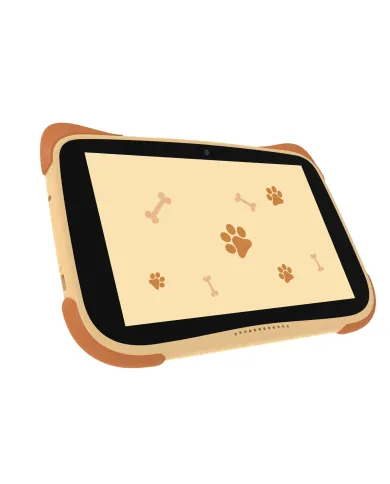 Kiano Alpha Kid Educational Tablet approved by MEN - brown/orange