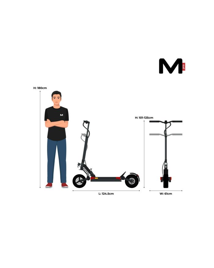 Motus Pro 10 Electric Scooter 2022 600W 20km/h