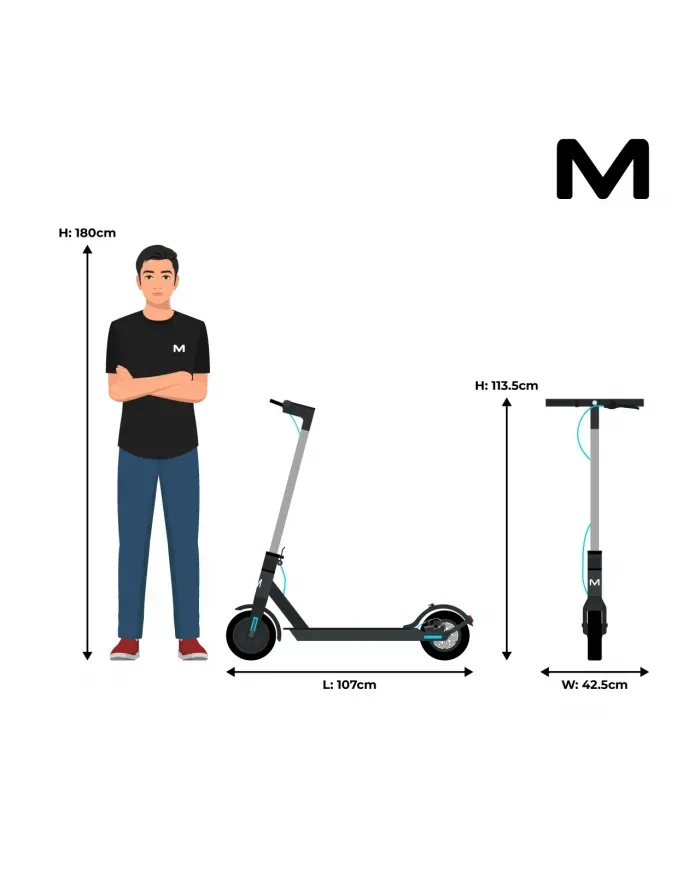 OUTLET Electric Scooter Motus Scooty 8.5 350W 25km/h [C]