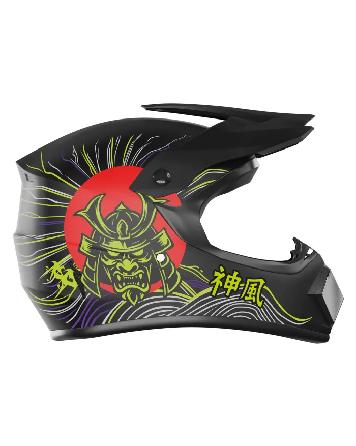 Kask Kamikaze fullface na hulajnogę, MTB i rower Electric