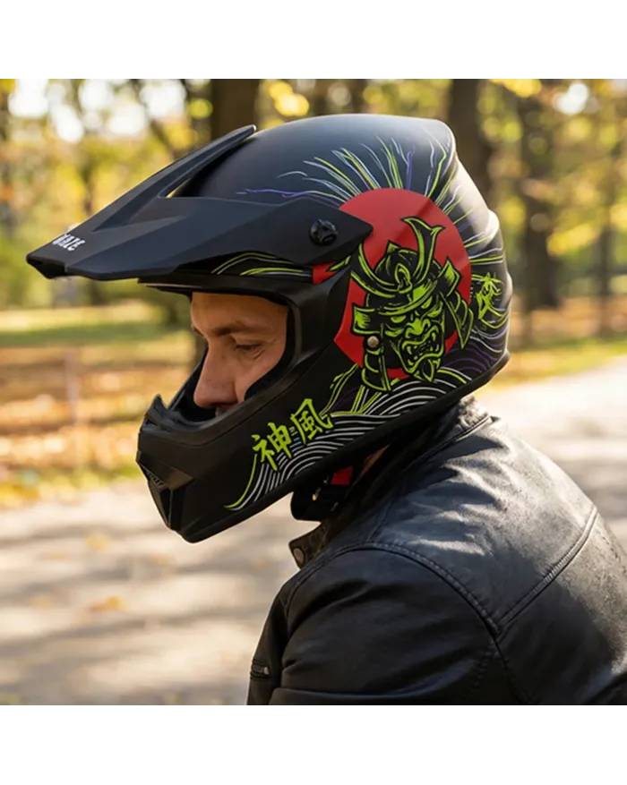 Casco Kamikaze integrale per monopattino, MTB e bicicletta Electric
