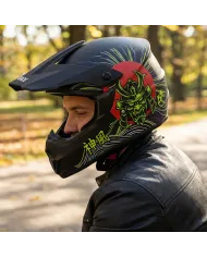 Kamikaze full-face helmet for scooters, MTBs and bicycles Electric