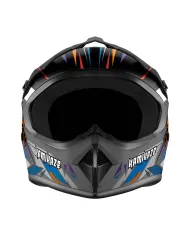 Cască integrală Kamikaze pentru scutere, biciclete montane și biciclete Orange