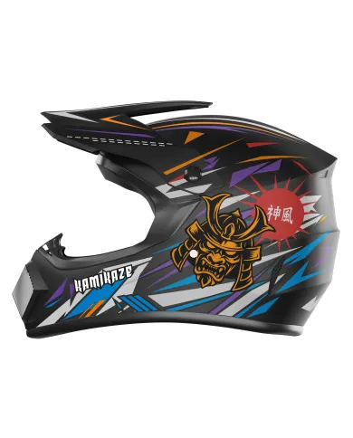 copia di Casco Kamikaze integrale per monopattino, MTB e bicicletta Orange
