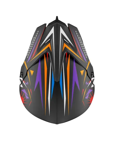 copy of Kamikaze full-face helmet for scooters, MTBs and bicycles Orange