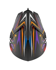 copy of Kamikaze full-face helmet for scooters, MTBs and bicycles Orange