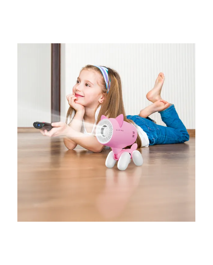 Home cinema projector with educational features Kiano Alpha KID Pink (cat)