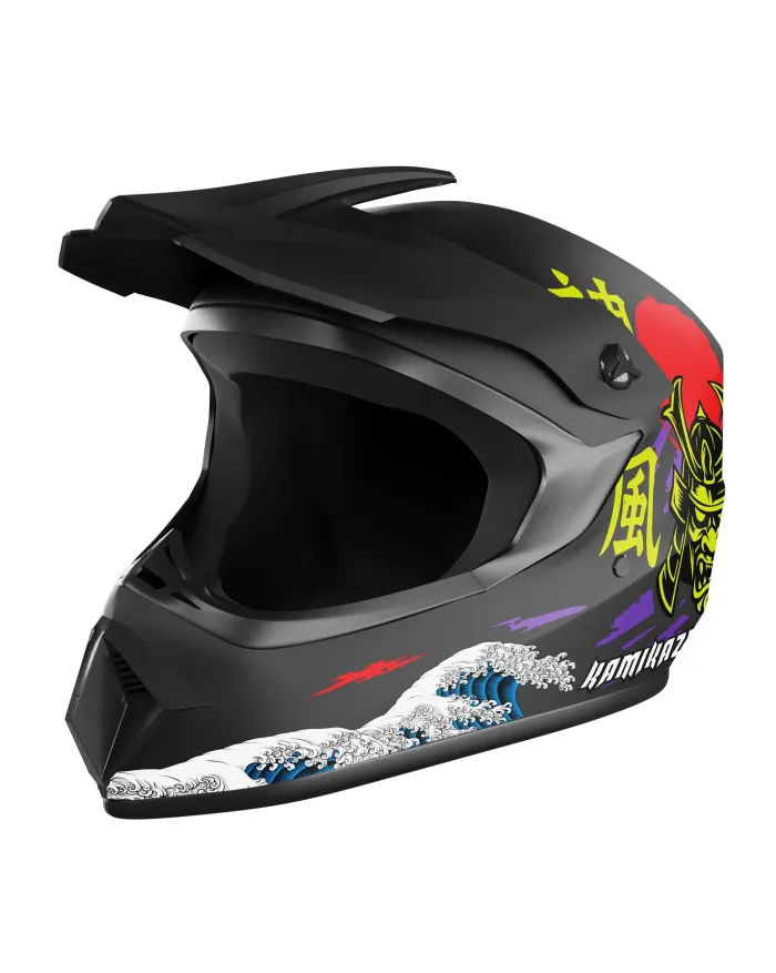 Kask Kamikaze fullface na hulajnogę, MTB i rower Wave