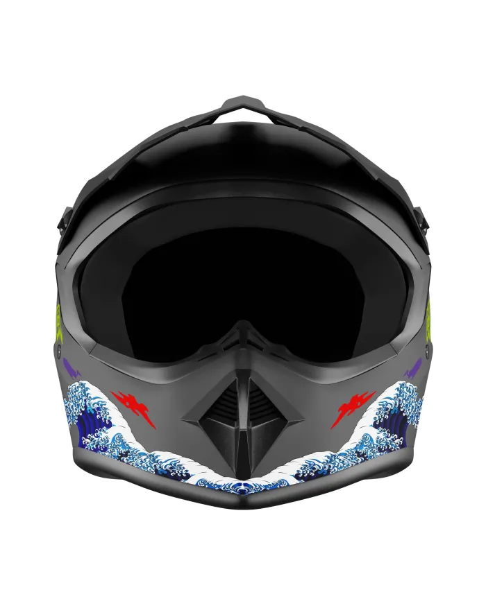 Kask Kamikaze fullface na hulajnogę, MTB i rower Wave