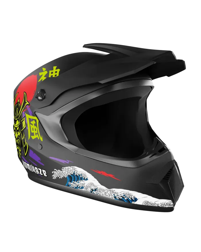 Kask Kamikaze fullface na hulajnogę, MTB i rower Wave