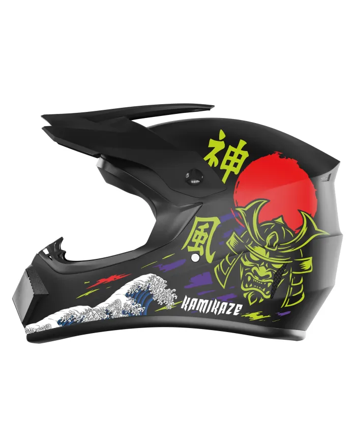 Casco Kamikaze integrale per monopattino, MTB e bicicletta Wave