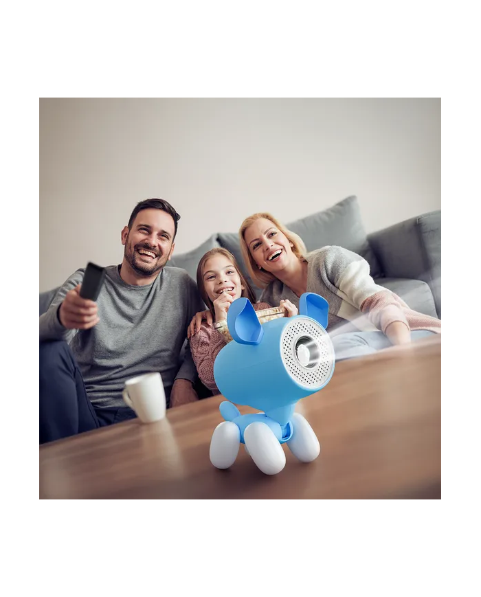 Kiano Alpha KID Blue Home Cinema Projector with Educational Features (dog)