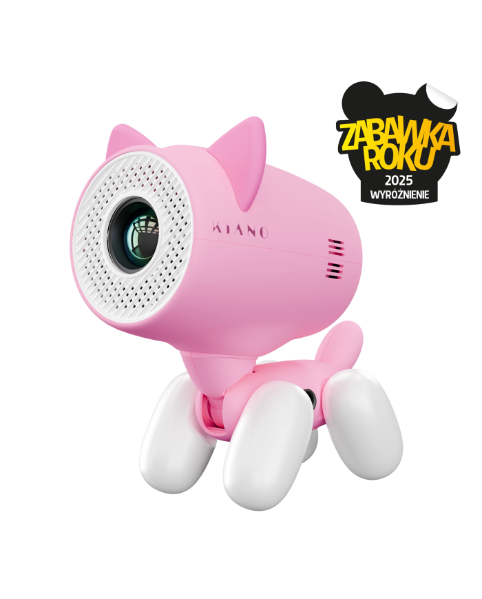 Home cinema projector with educational features Kiano Alpha KID Pink (cat)