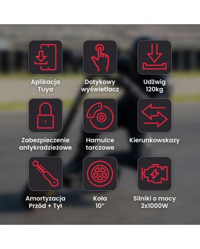Hulajnoga elektryczna Motus Daytona 10 Max