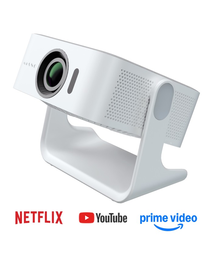 Kiano Elegance Cinema Home Theatre Projector, 400 Ansi, Netflix, Prime, YouTube