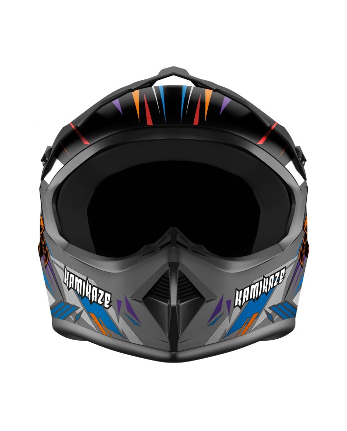 Kamikaze Ninja fullface helmet for scooter, MTB and bicycle