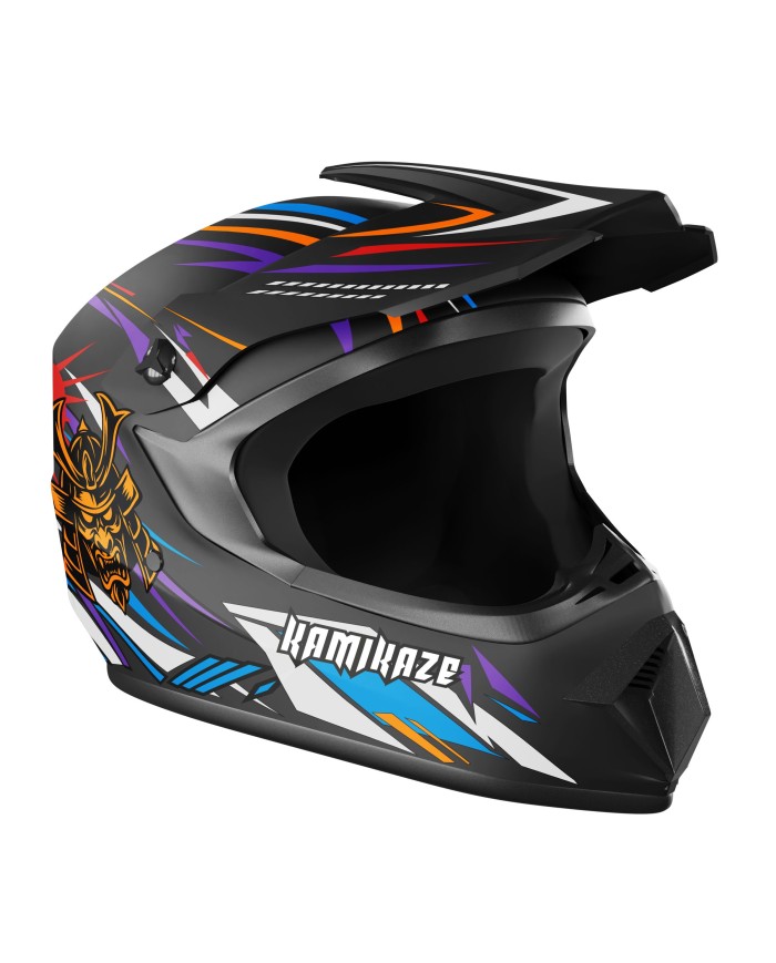 Kamikaze Ninja fullface helmet for scooter, MTB and bicycle