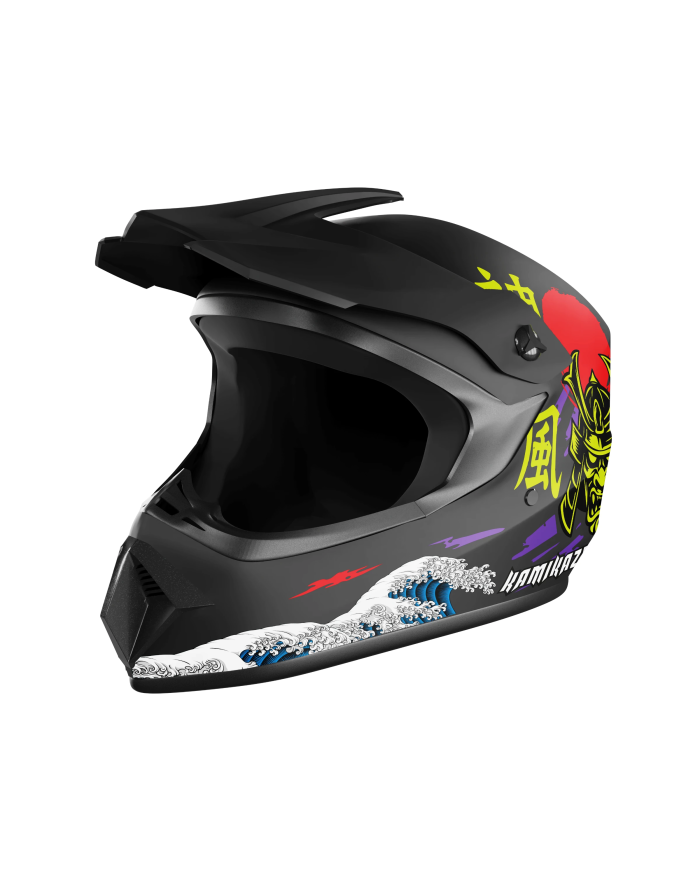 Kamikaze Katana fullface helmet for scooter, MTB and bicycle