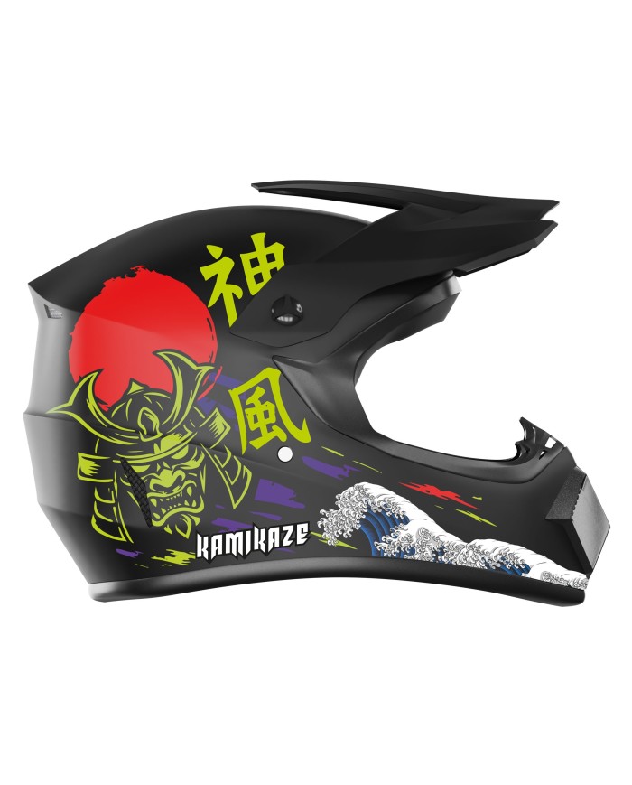Kamikaze Katana fullface helmet for scooter, MTB and bicycle
