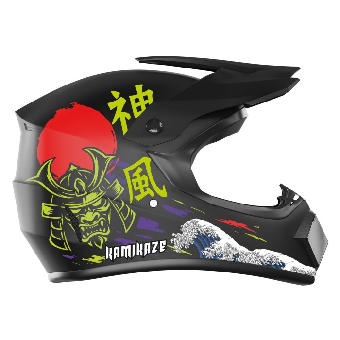 Kamikaze Katana fullface helmet for scooter, MTB and bicycle