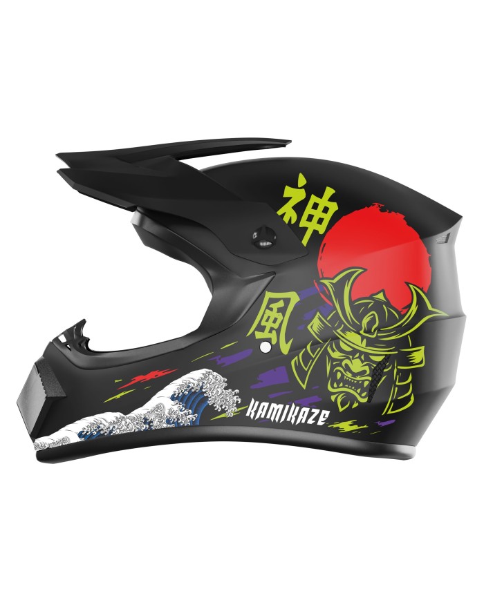 Kamikaze Katana fullface helmet for scooter, MTB and bicycle