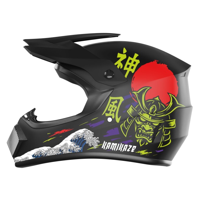 Kamikaze Katana fullface helmet for scooter, MTB and bicycle