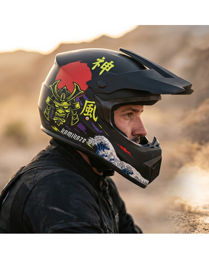 Kamikaze Katana fullface helmet for scooter, MTB and bicycle