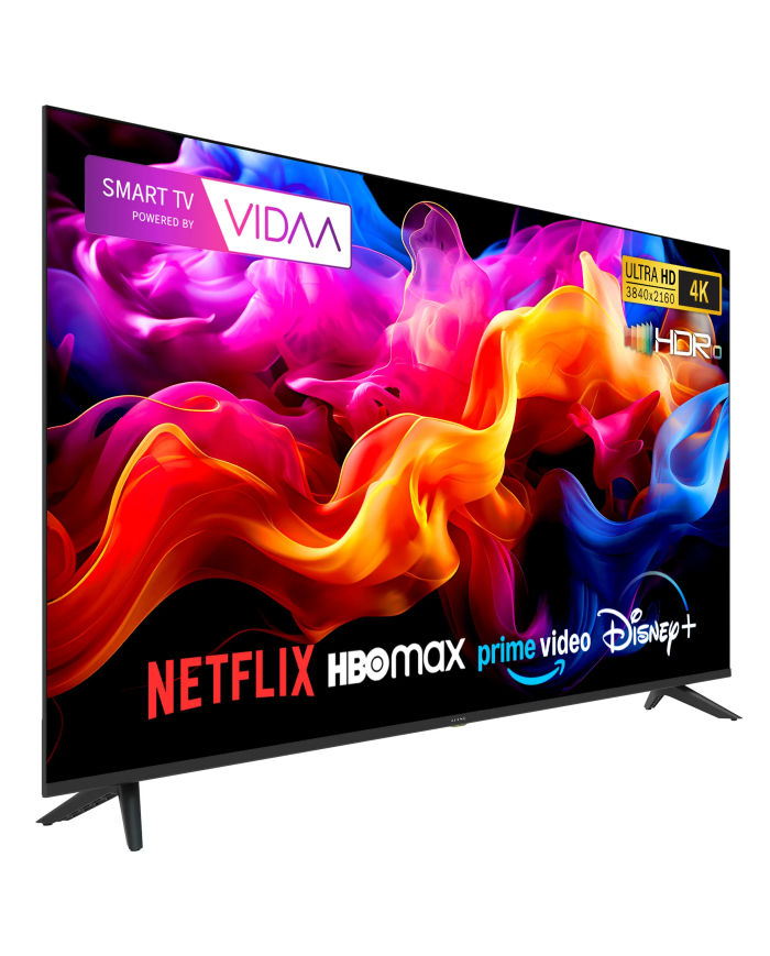 Kiano Elegance 50" 4K Smart TV VIDAA Netflix. HBO, Prime