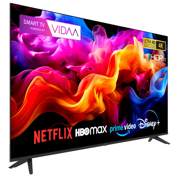 Kiano Elegance 50" 4K Smart TV VIDAA Netflix. HBO, Prime