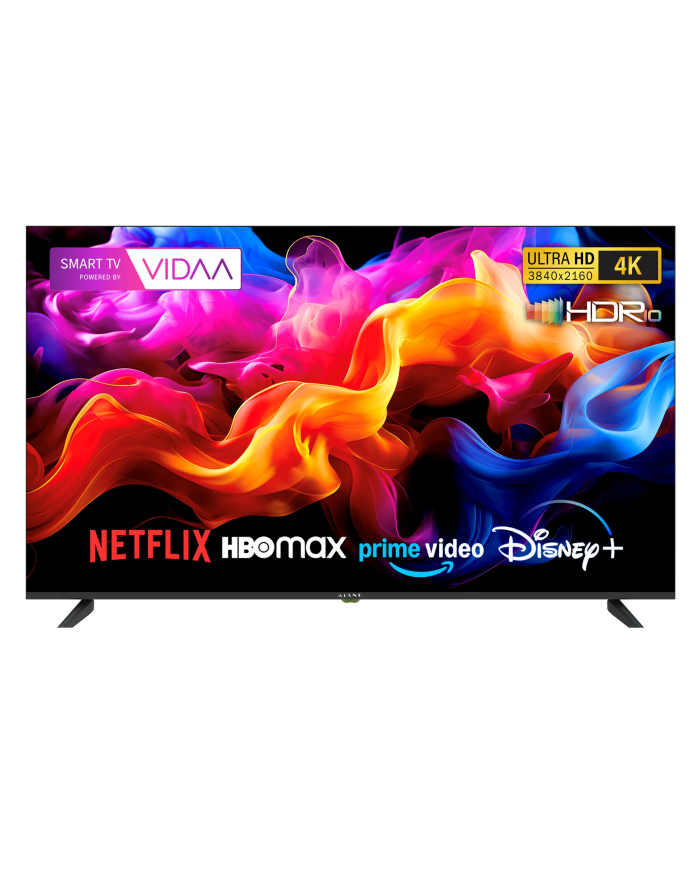 Kiano Elegance 50" 4K Smart TV VIDAA Netflix. HBO, Prime