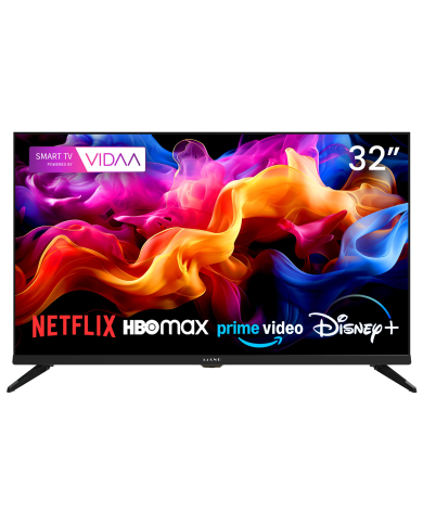 Kiano Elegance 32" HD Ready Smart TV VIDAA Netflix. HBO, Prime