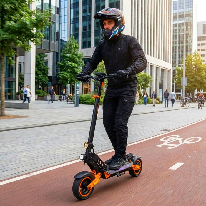 Kamikaze K1 Electric Scooter + Key Switch - 1000W, 60 km range