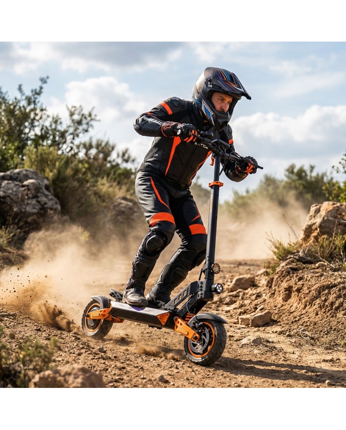 Kamikaze K1 Electric Scooter + Key Switch - 1000W, 60 km range