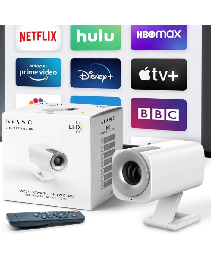 Kiano Go White Projector