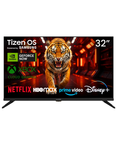 Kiano Elegance 32" HD TV Tizen OS, Netflix, HBO Prime, GeForce Now, Xbox Cloud Gaming