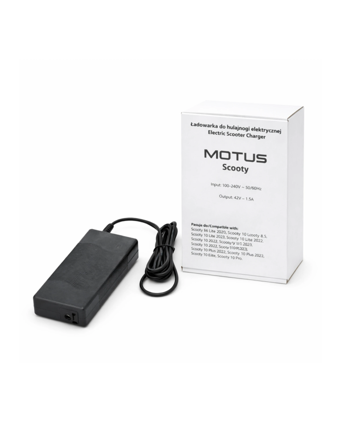 Charger for MOTUS Scooty Electric Scooter 42V 1.5A