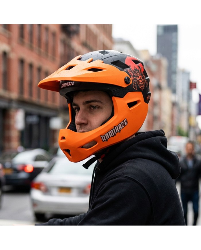 Kamikaze RONIN Helmet Orange