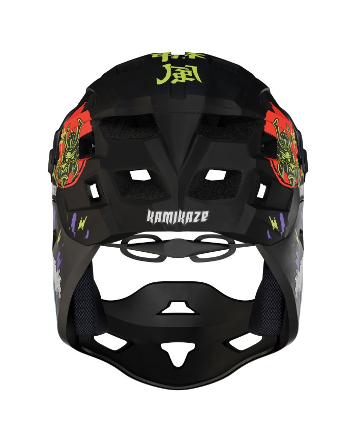 Kamikaze RONIN Wave Black Full Face Helmet
