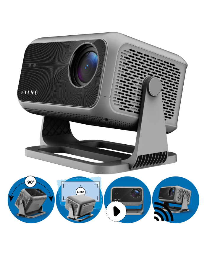Kiano CHILL Grey Home Cinema Projector