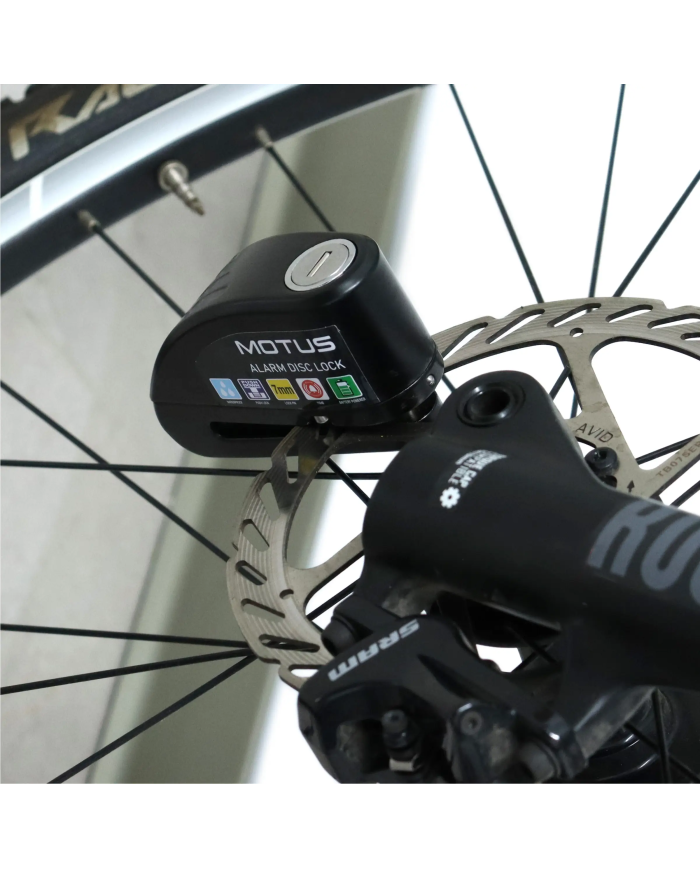 Motus BG-1255 Disc Brake Lock with Alarm