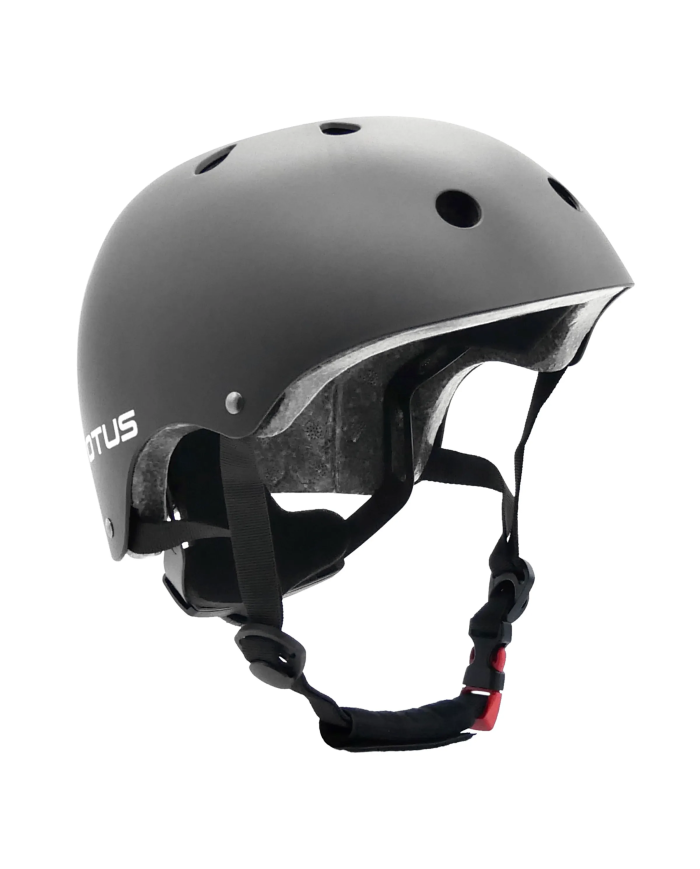 Adjustable MOTUS black helmet for bicycle, electric scooter