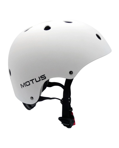 Adjustable MOTUS white helmet for bicycle, electric scooter