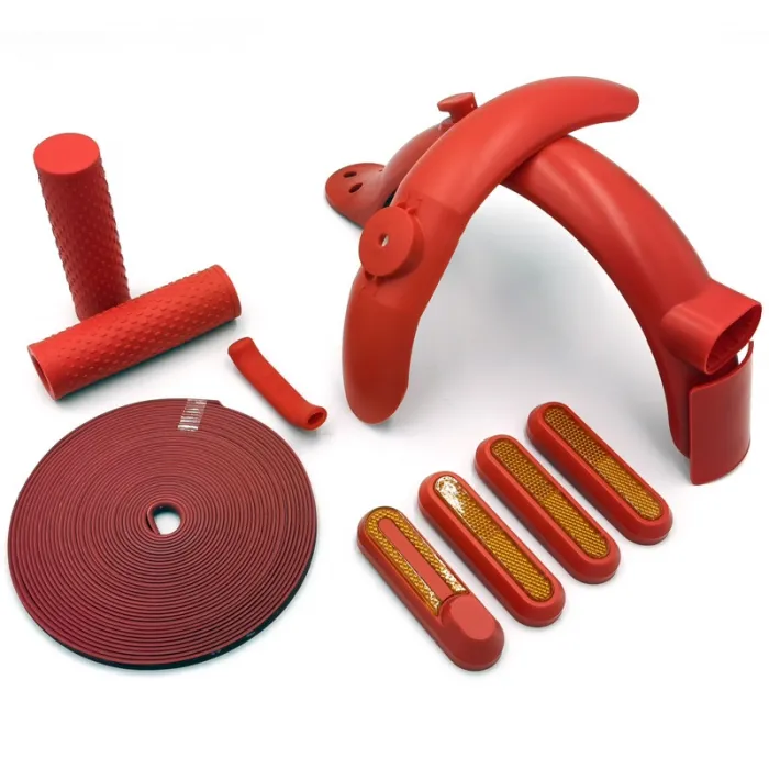 Red personalisation kit for electric scooters