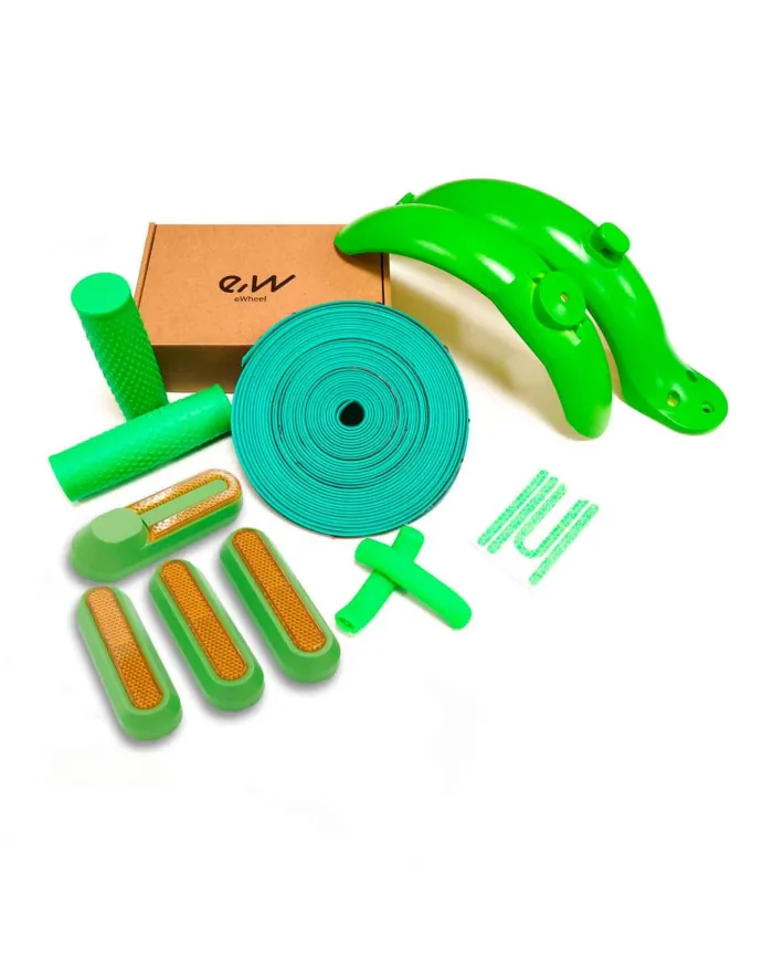 Green Personalization Kit for Electric Scooters