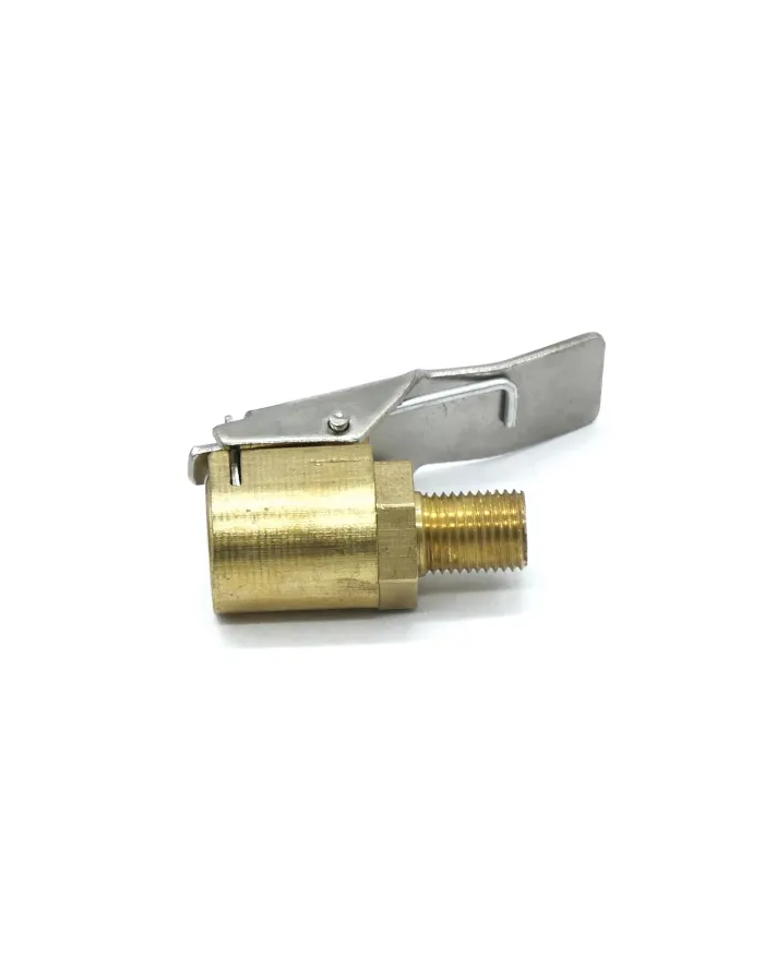 Quick-release connector, adapter for pump facilitating wheel inflation