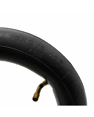 Camera d'aria per scooter elettrico 10x2.125 (valvola curva a 90°)